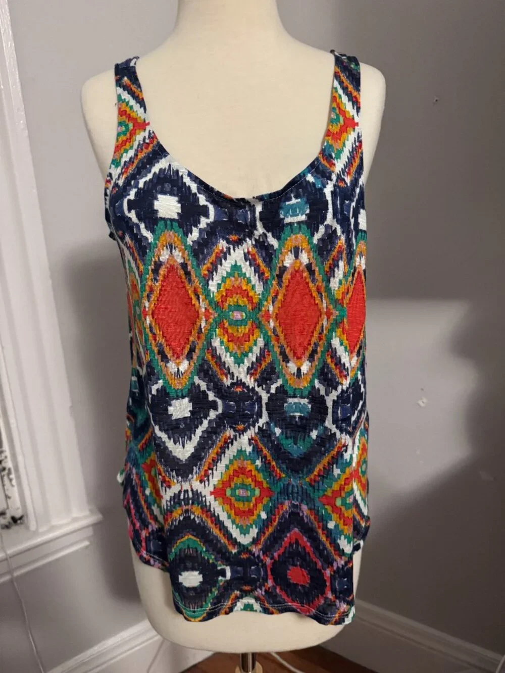 Ella Moss Geometric Tank - Picture 1 of 4